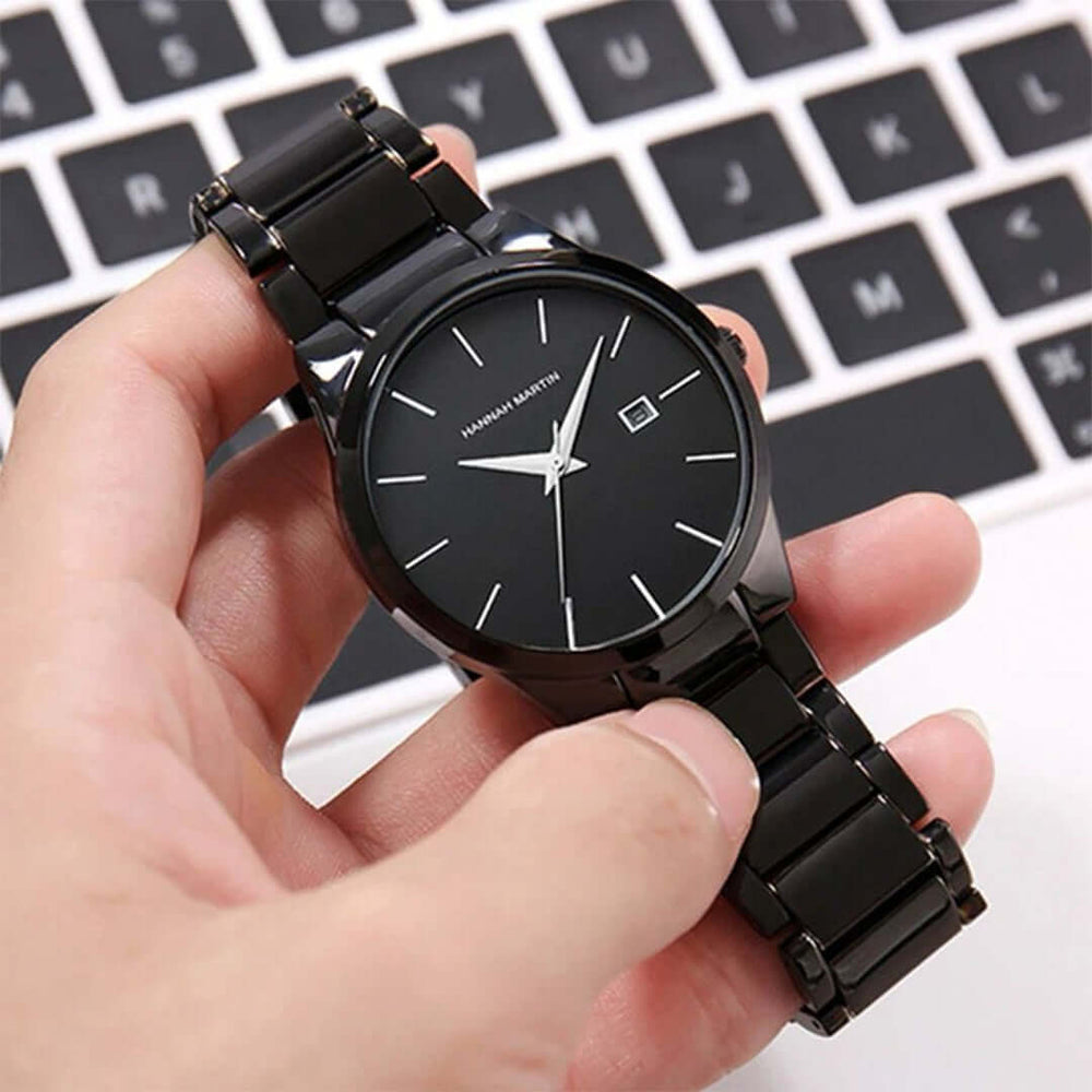 Reloj Hannah Martin HAN-M-19 Mujer Acero Negro