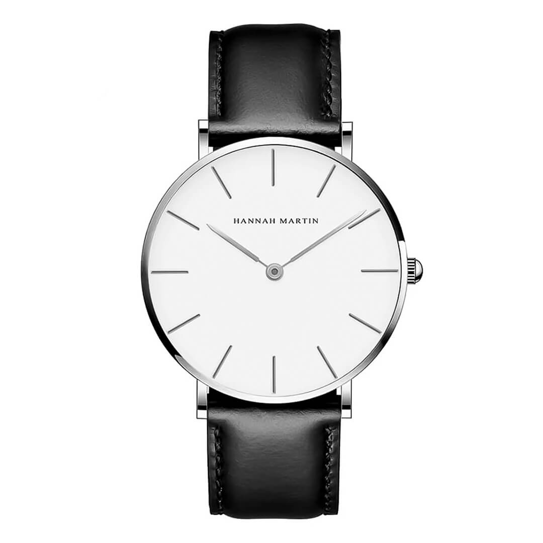 Reloj Hannah Martin HAN-11 Hombre Cuero Negro