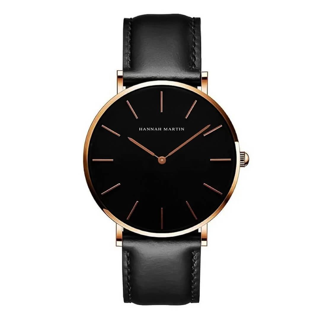 Reloj Hannah Martin HAN-12 Hombre Cuero Negro