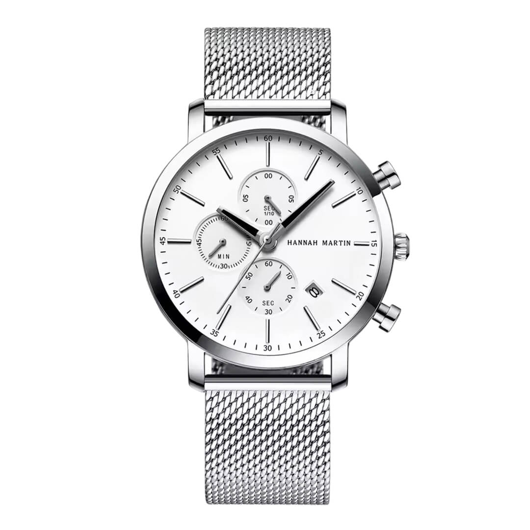 Reloj Hannah Martin HAN-13 Hombre Acero Plateado