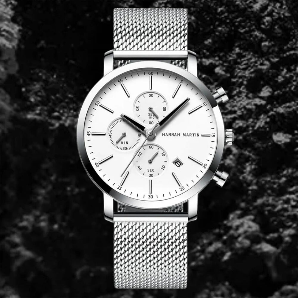 Reloj Hannah Martin HAN-13 Hombre Acero Plateado