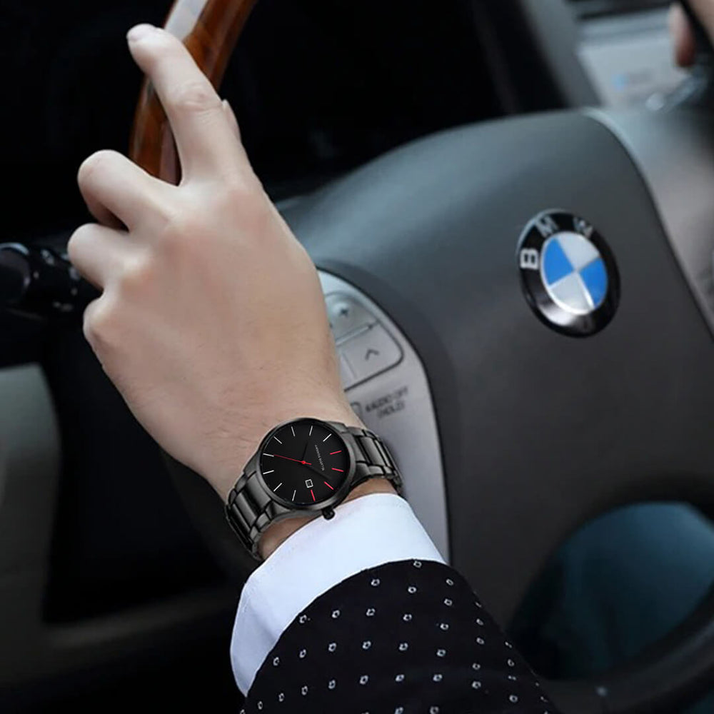 Reloj Hannah Martin HAN-18 Hombre Acero Negro