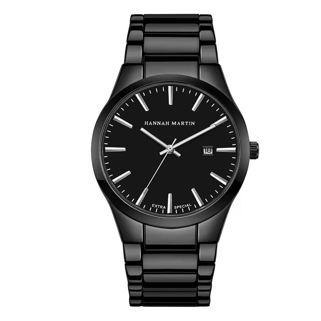 Reloj Hannah Martin Hombre Acero Negro | HAN-20