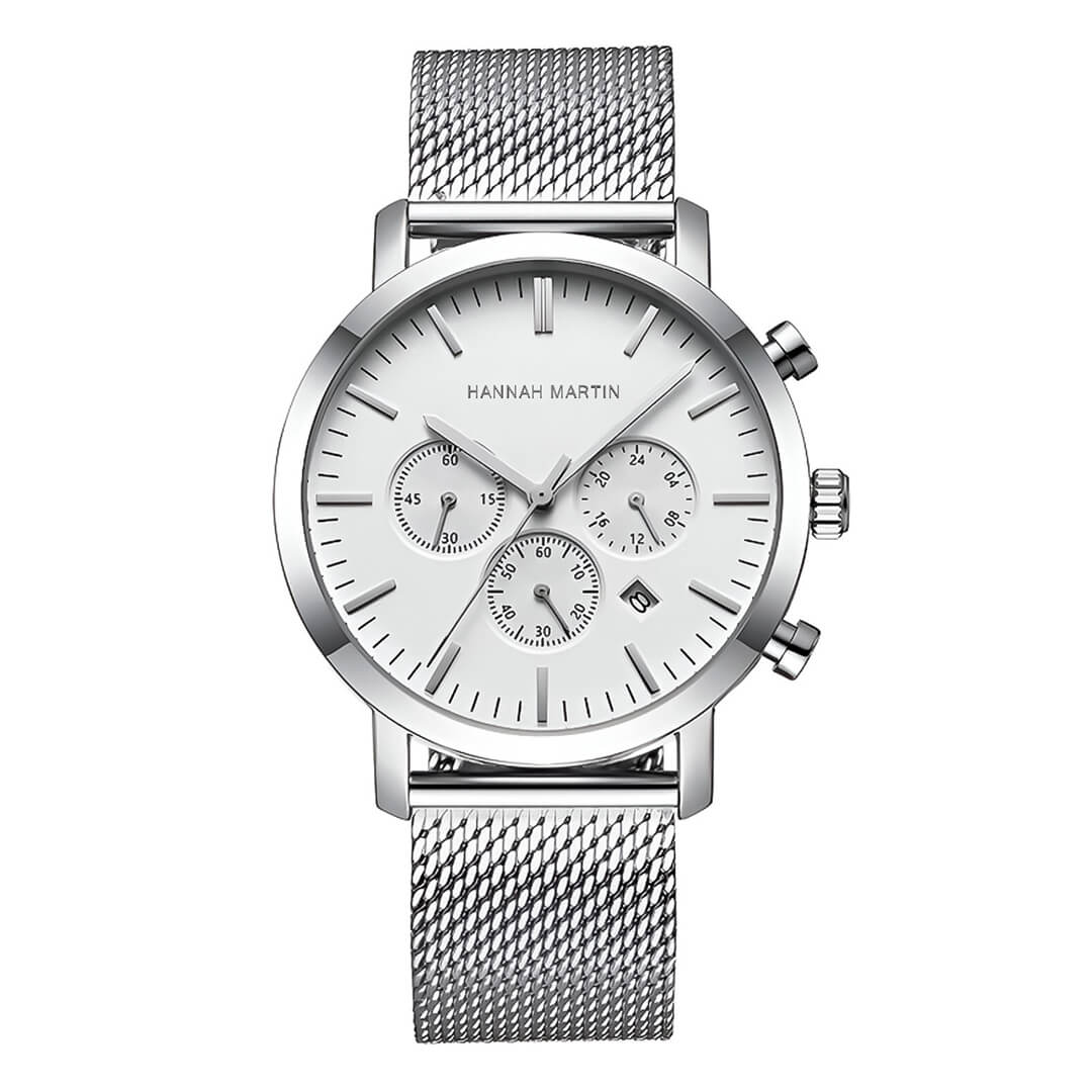 Reloj Hannah Martin Hombre Acero Plateado | HAN-21
