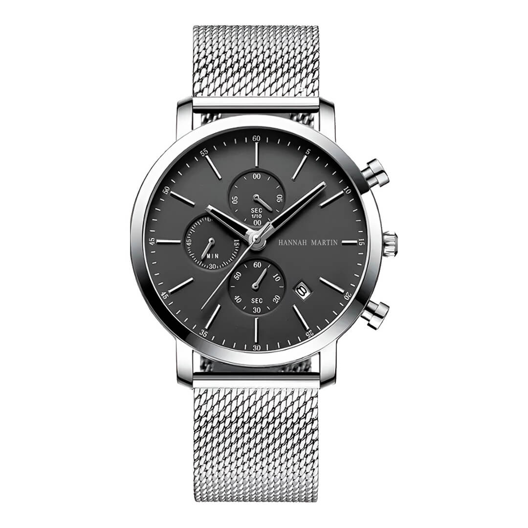 Reloj Hannah Martin HAN-23 Hombre Acero Plateado