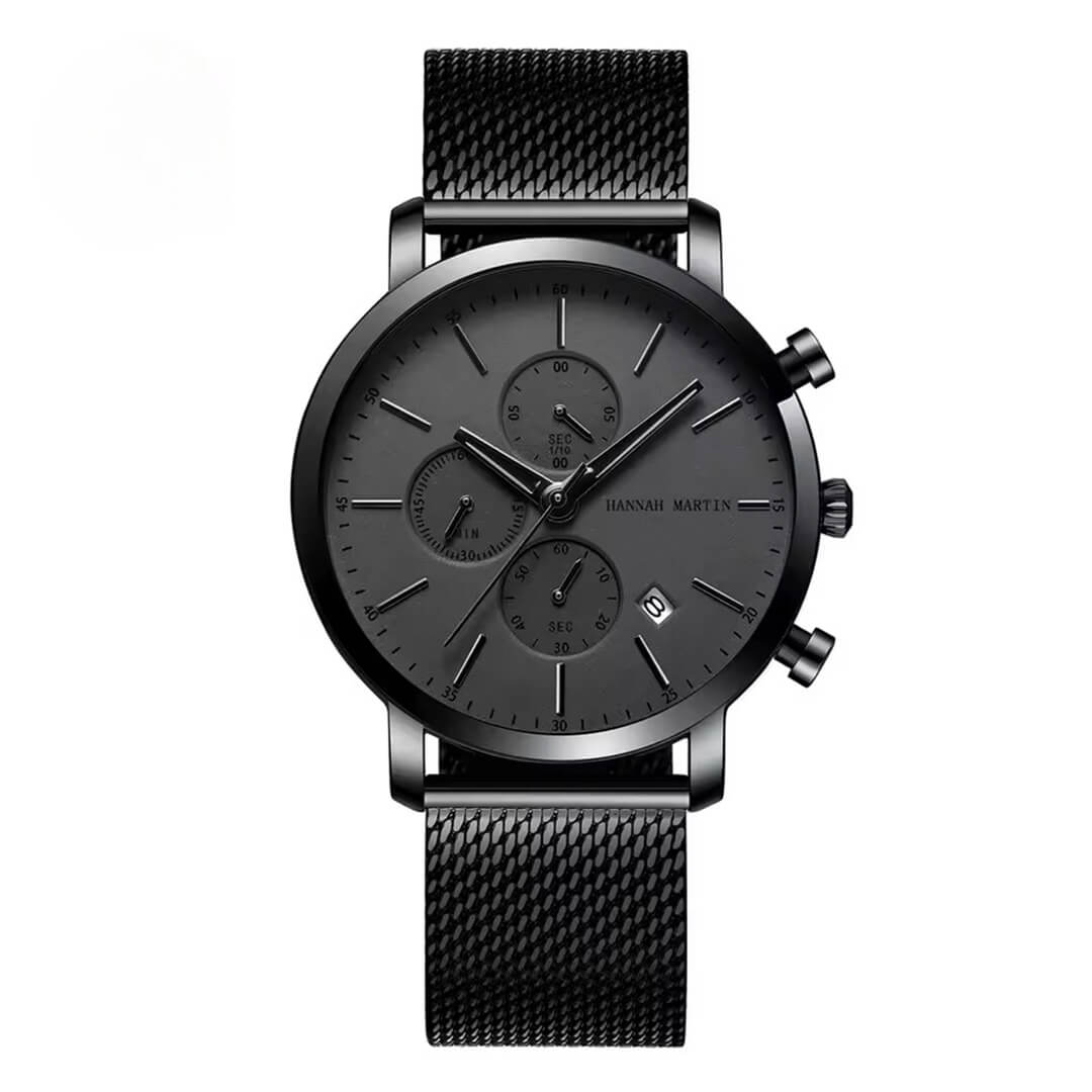 Reloj Hannah Martin HAN-24 Hombre Acero Negro