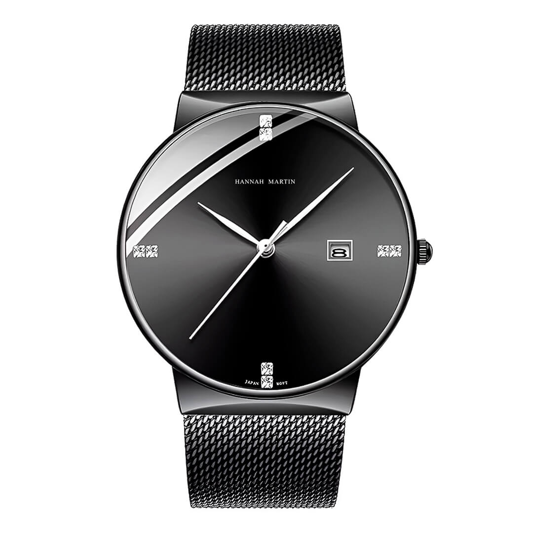 Reloj Hannah Martin Hombre Acero Negro | HAN-29