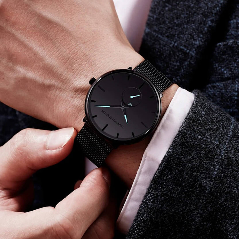 Reloj Hannah Martin HAN-2 Hombre Acero Negro