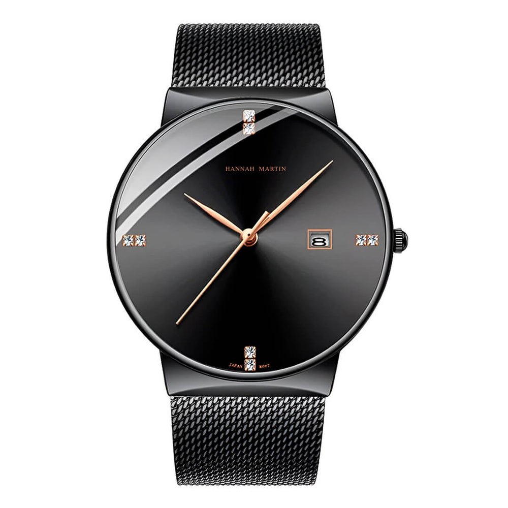 Reloj Hannah Martin HAN-30 Hombre Acero Negro