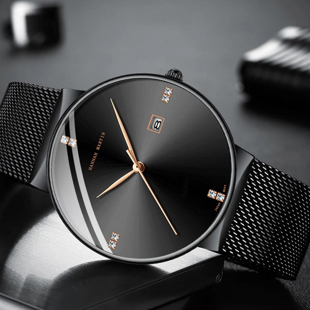 Reloj Hannah Martin HAN-30 Hombre Acero Negro