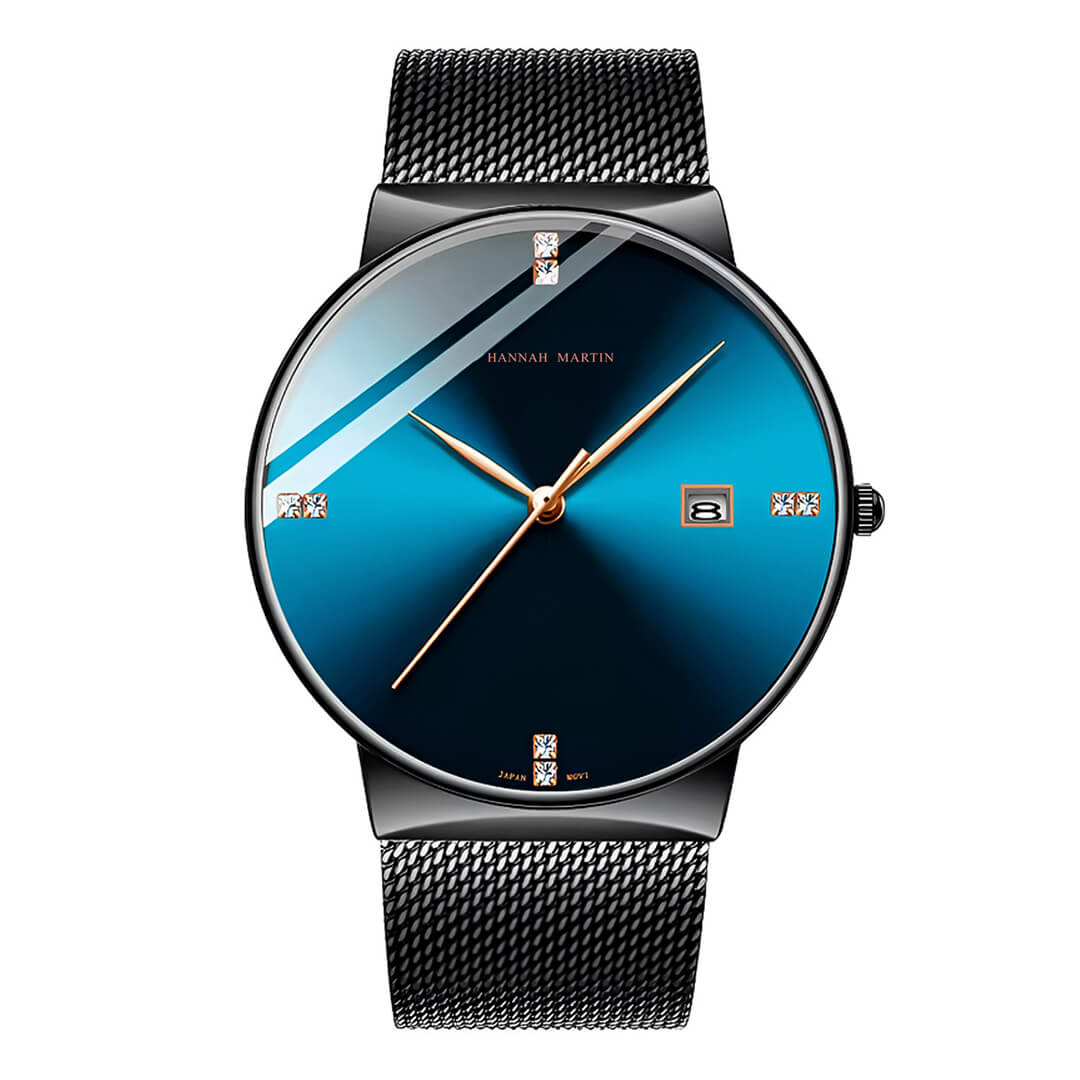 Reloj Hannah Martin Hombre Acero Negro | HAN-31