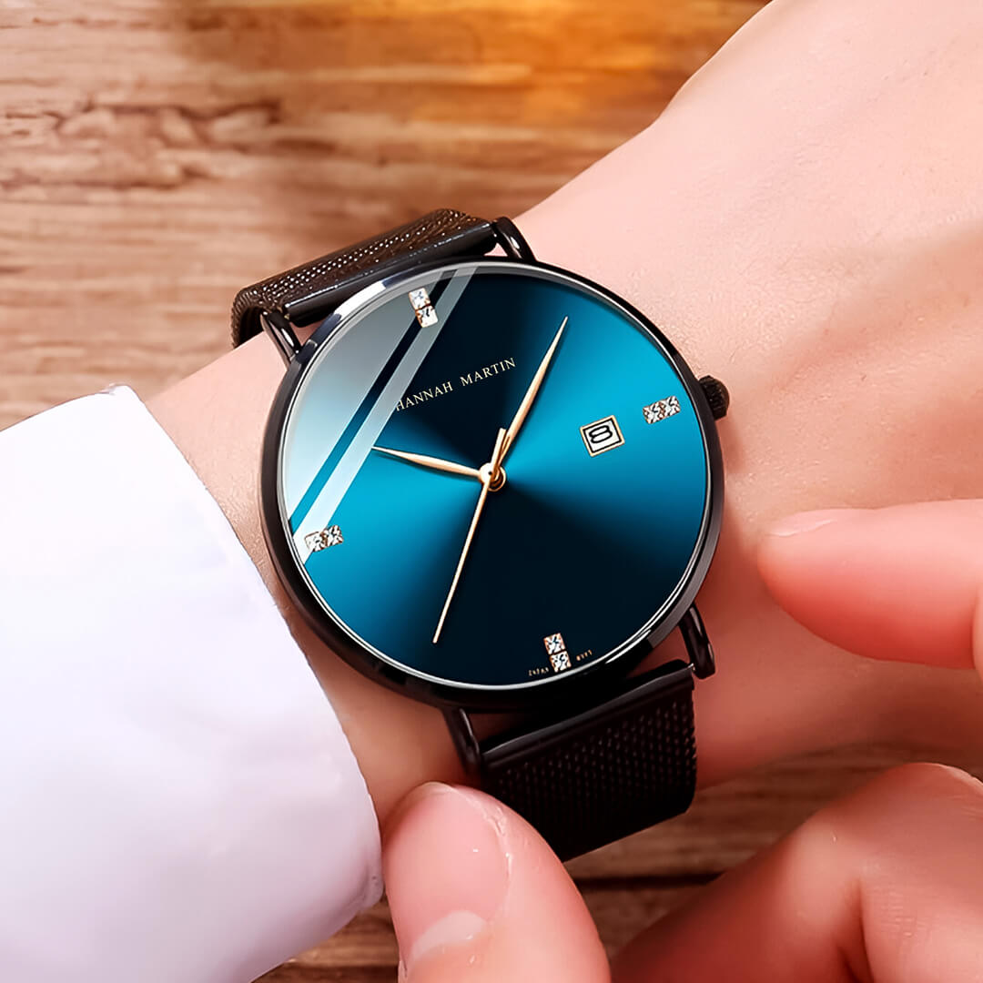 Reloj Hannah Martin Hombre Acero Negro | HAN-31