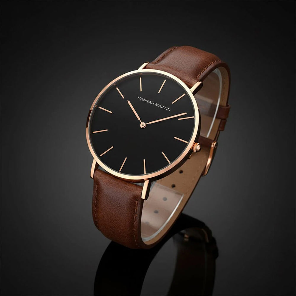Reloj Hannah Martin HAN-33 Hombre Cuero Marrón