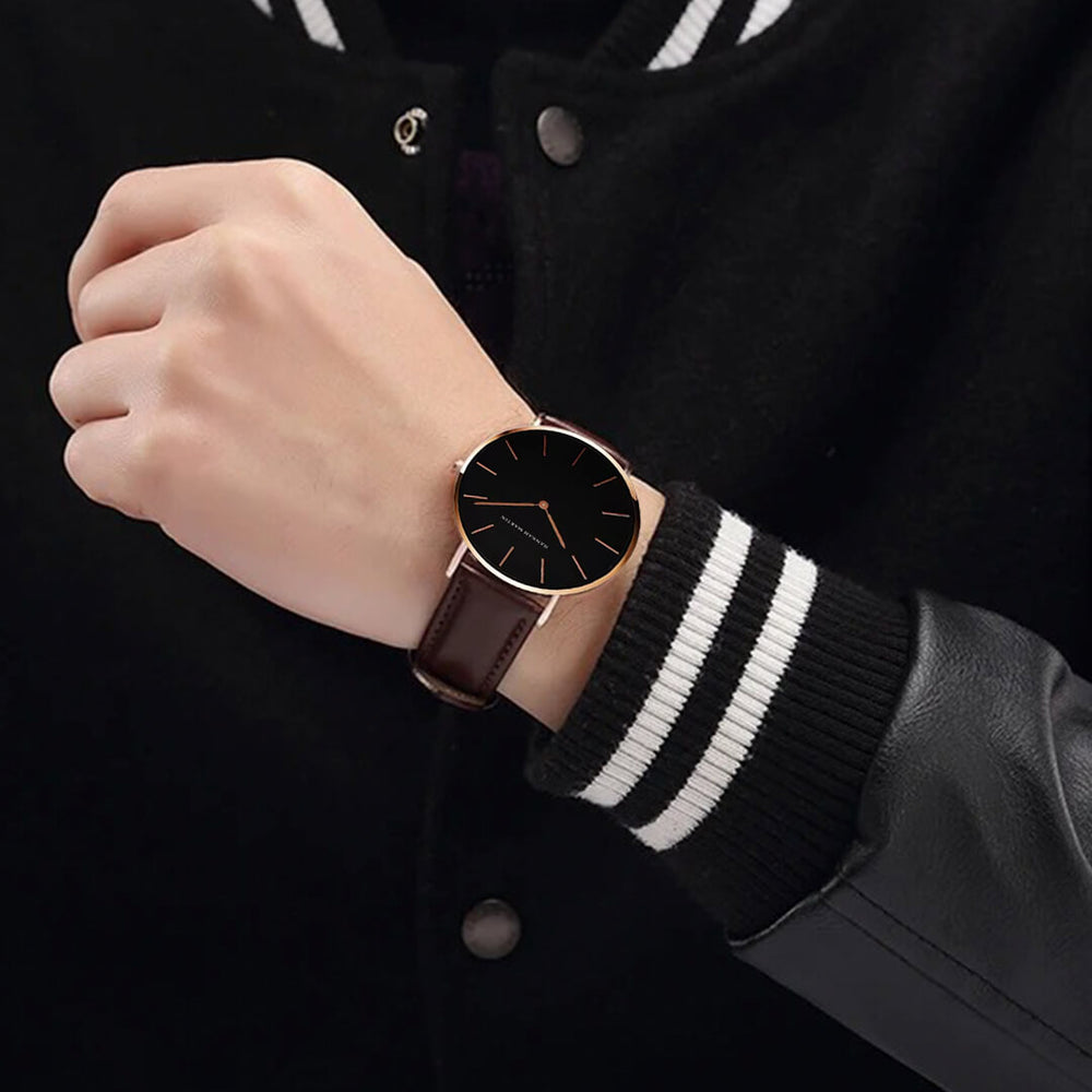 Reloj Hannah Martin HAN-33 Hombre Cuero Marrón