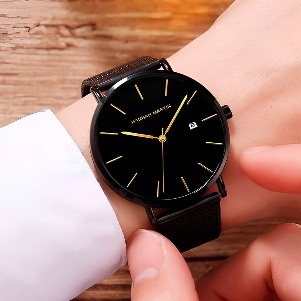 Reloj Hannah Martin HAN-34 Hombre Acero Negro
