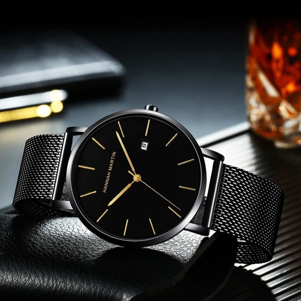 Reloj Hannah Martin HAN-34 Hombre Acero Negro