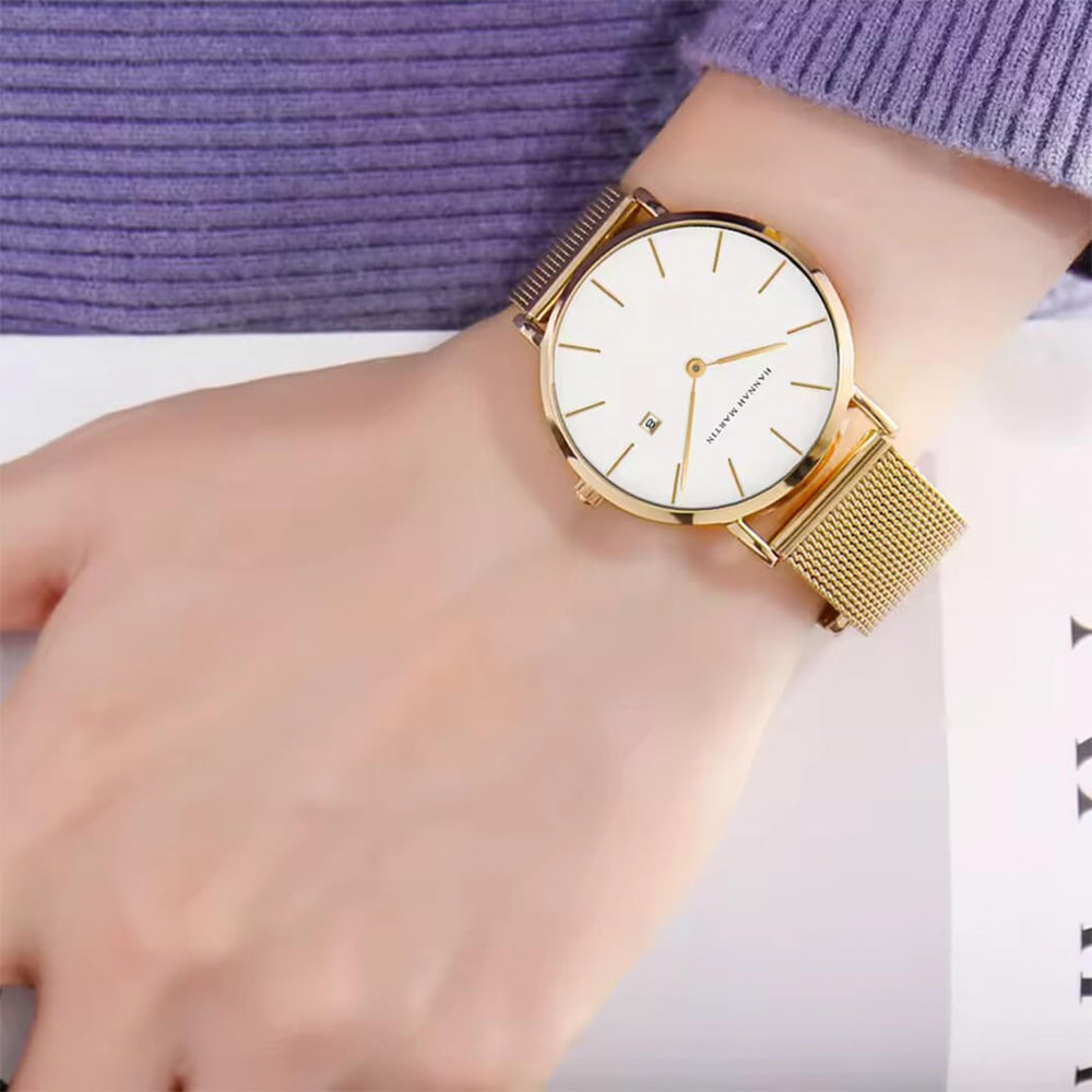 Reloj Hannah Martin HAN-36 Hombre Acero Dorado