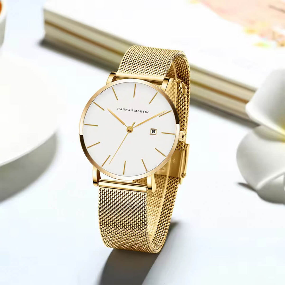 Reloj Hannah Martin HAN-36 Hombre Acero Dorado