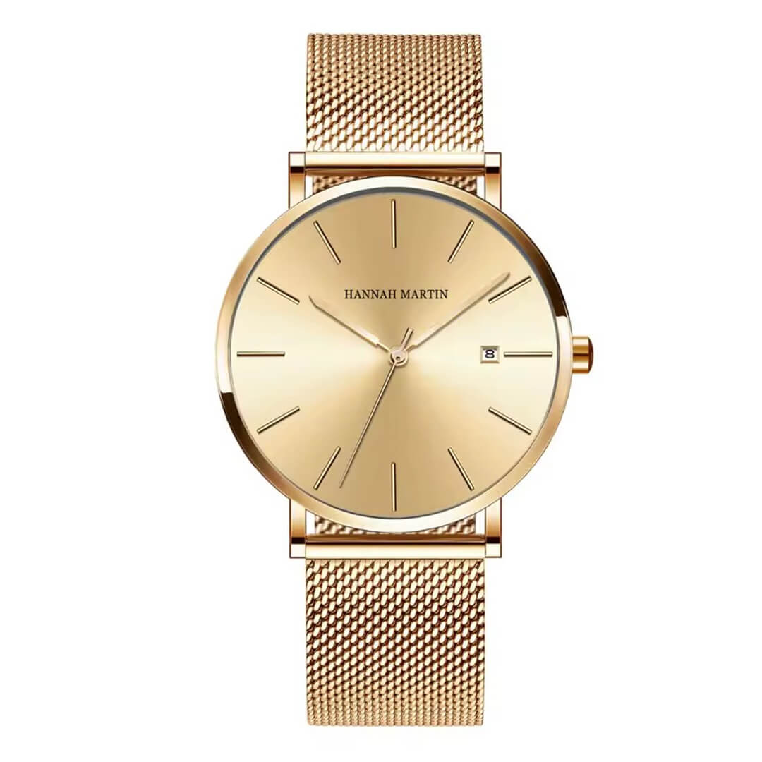 Super Combo: Reloj Hannah Martin (HAN-39) + Cadena + Tarjetero de Regalo