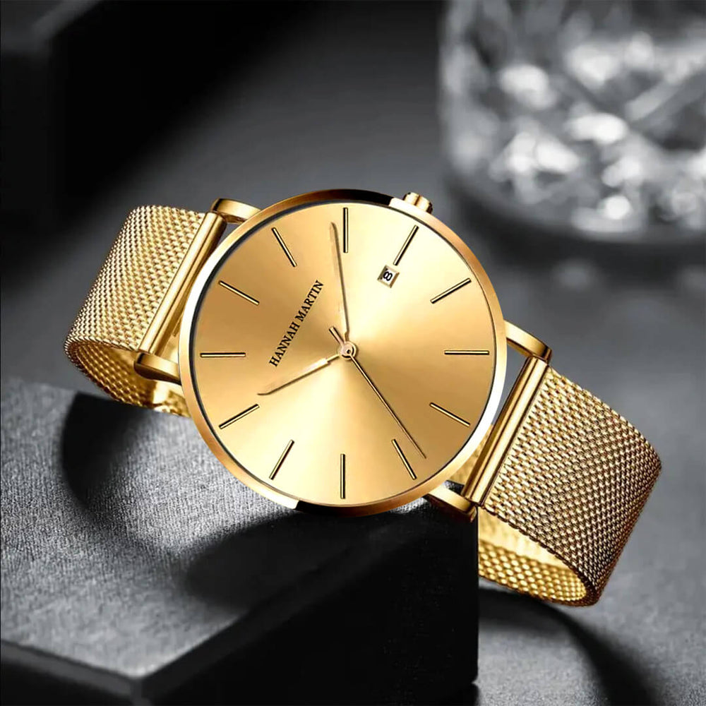 Reloj Hannah Martin HAN-39 Hombre Acero Dorado