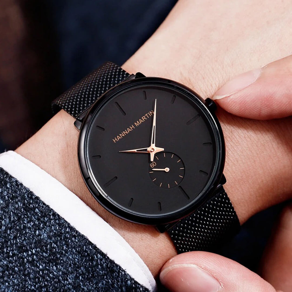 Reloj Hannah Martin HAN-3 Hombre Acero Negro