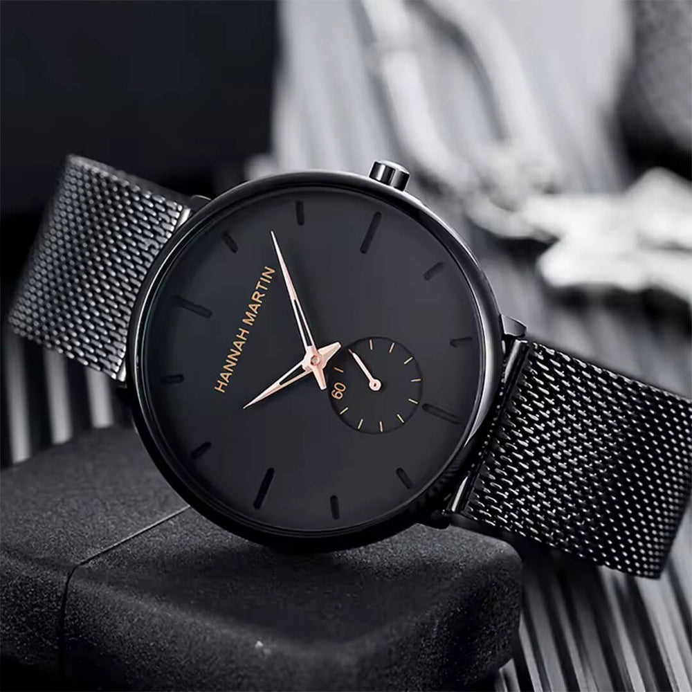 Reloj Hannah Martin HAN-3 Hombre Acero Negro