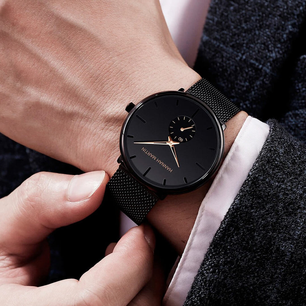 Reloj Hannah Martin HAN-3 Hombre Acero Negro