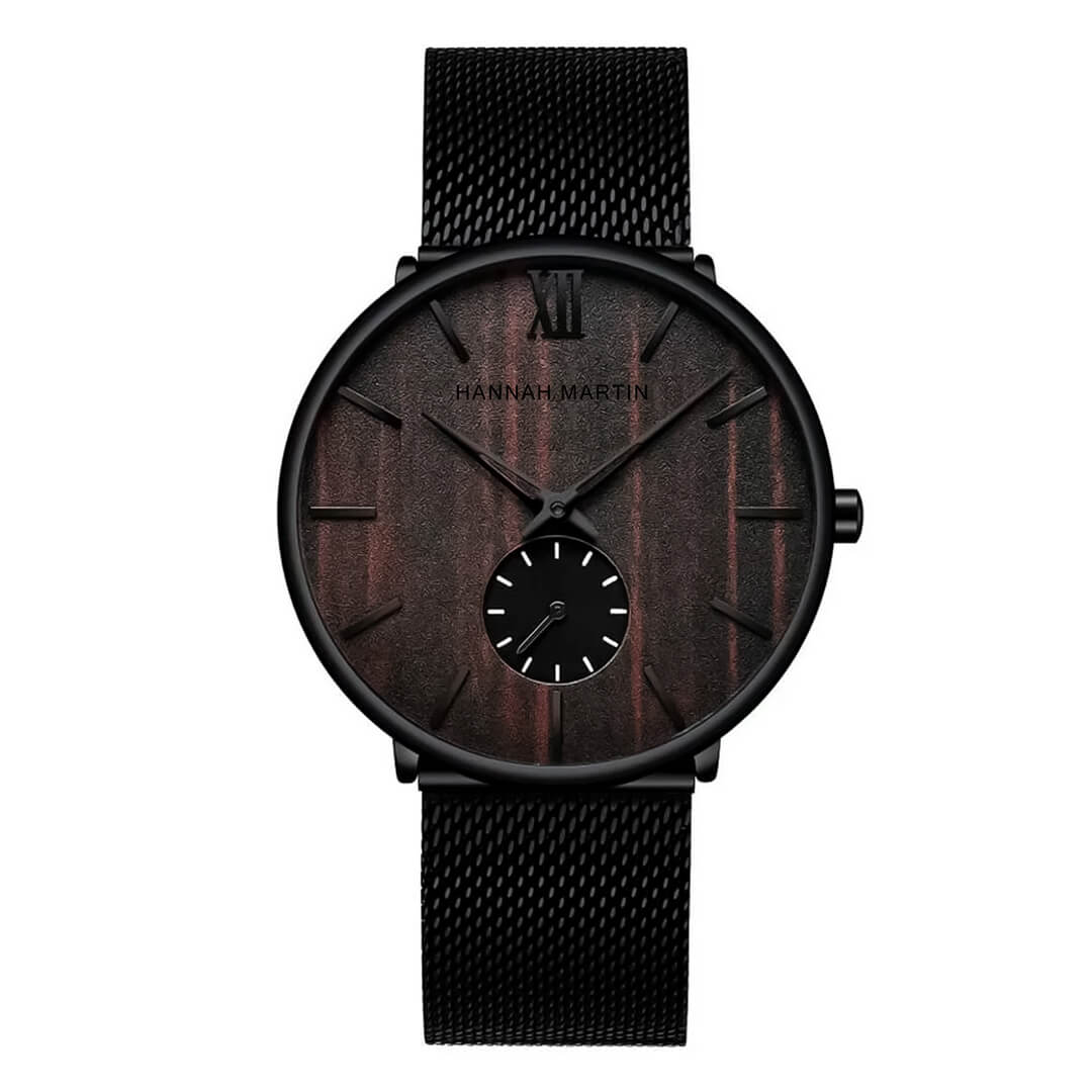 Reloj Hannah Martin Hombre Acero Negro | HAN-4