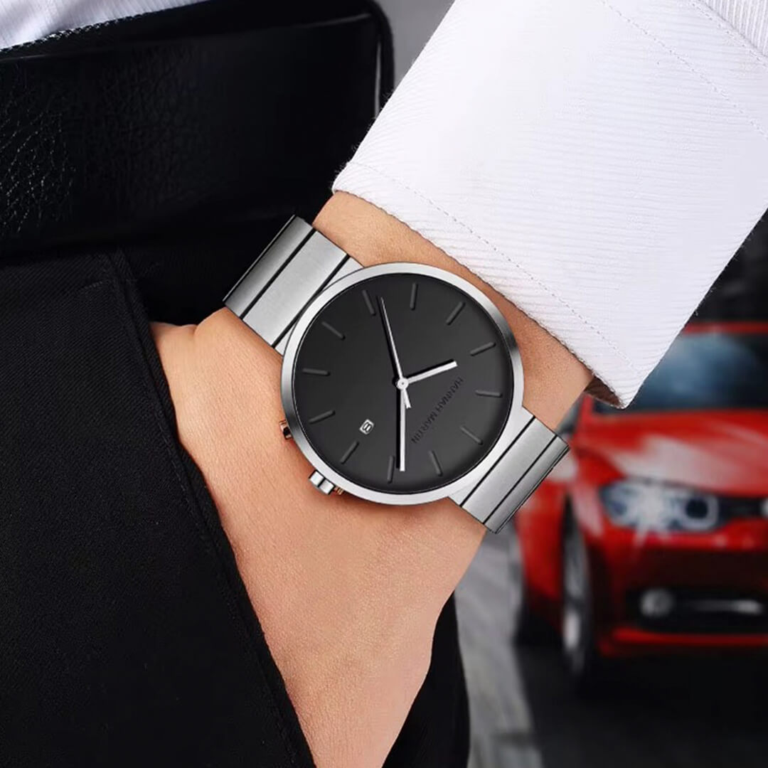Reloj Hannah Martin Hombre Acero Plateado | HAN-42
