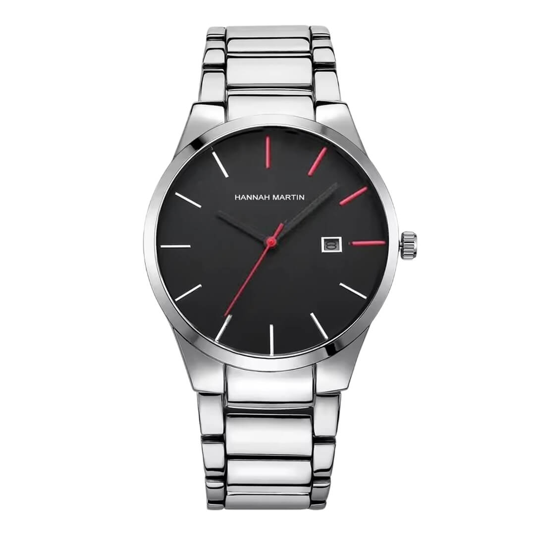 Reloj Hannah Martin Hombre Acero Plateado | HAN-43