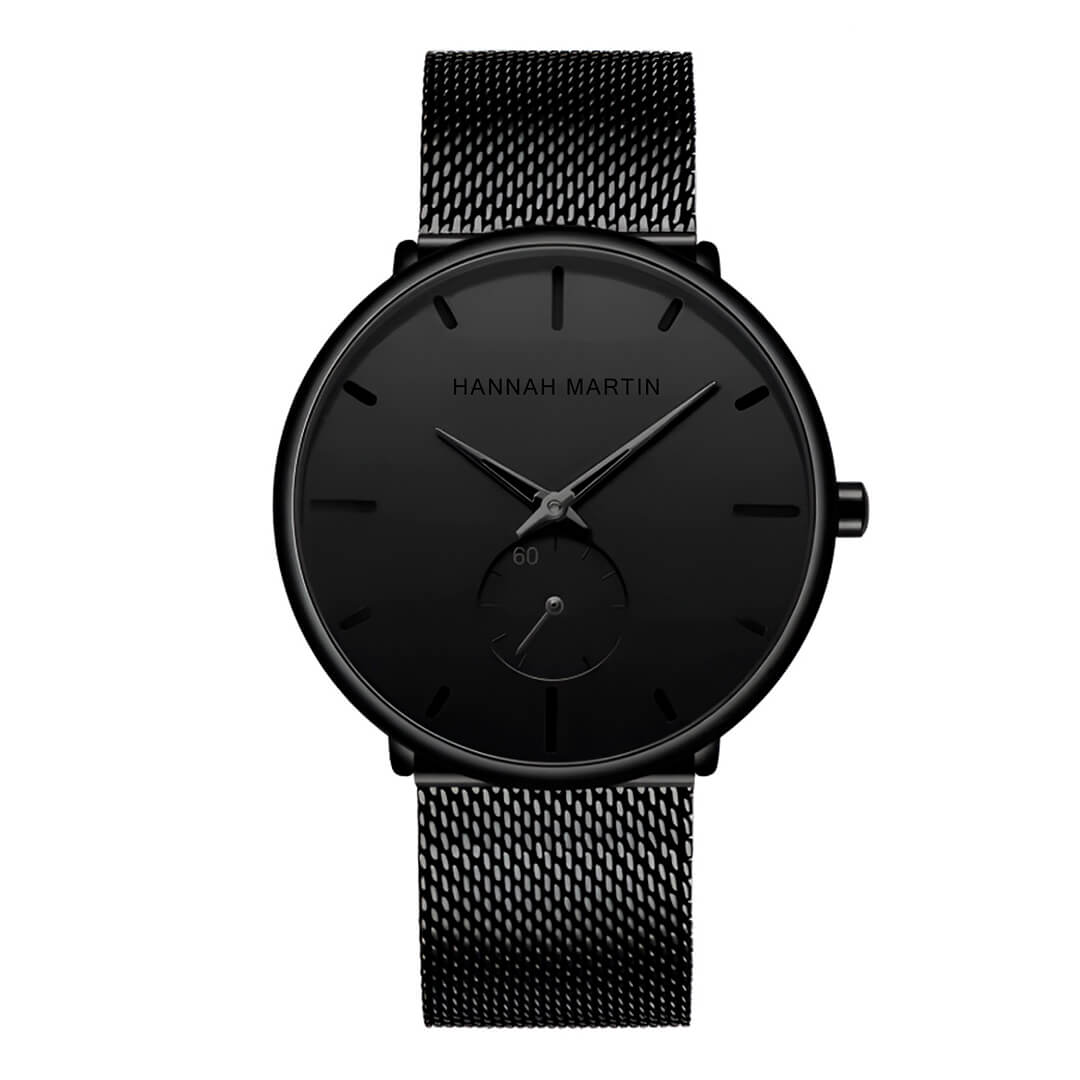 Reloj Hannah Martin Hombre Acero Negro | HAN-5