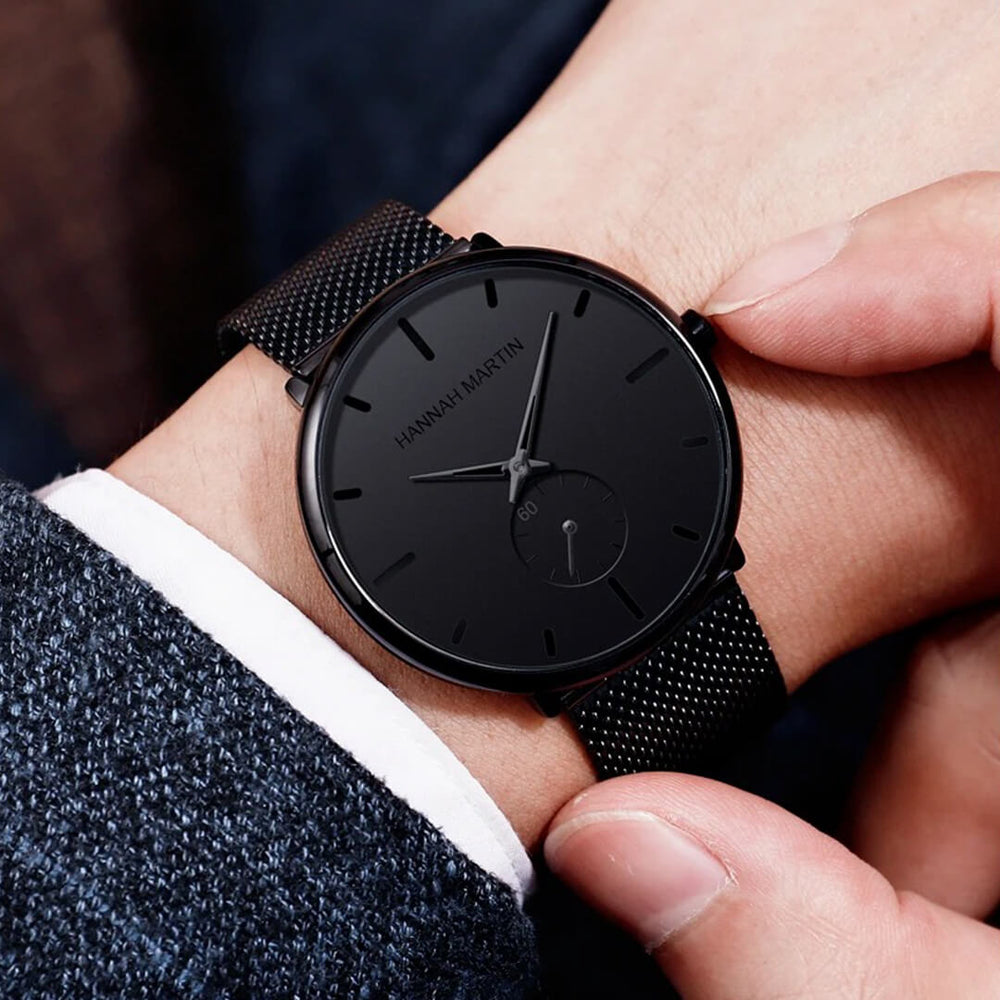 Reloj Hannah Martin HAN-5 Hombre Acero Negro