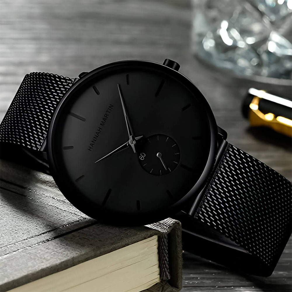 Reloj Hannah Martin HAN-5 Hombre Acero Negro