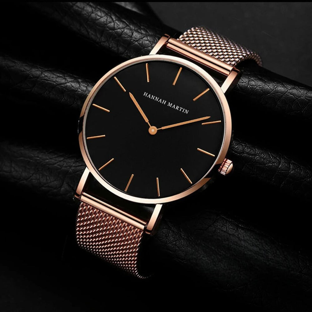 Reloj Hannah Martin HAN-7 Hombre Acero Oro Rosa