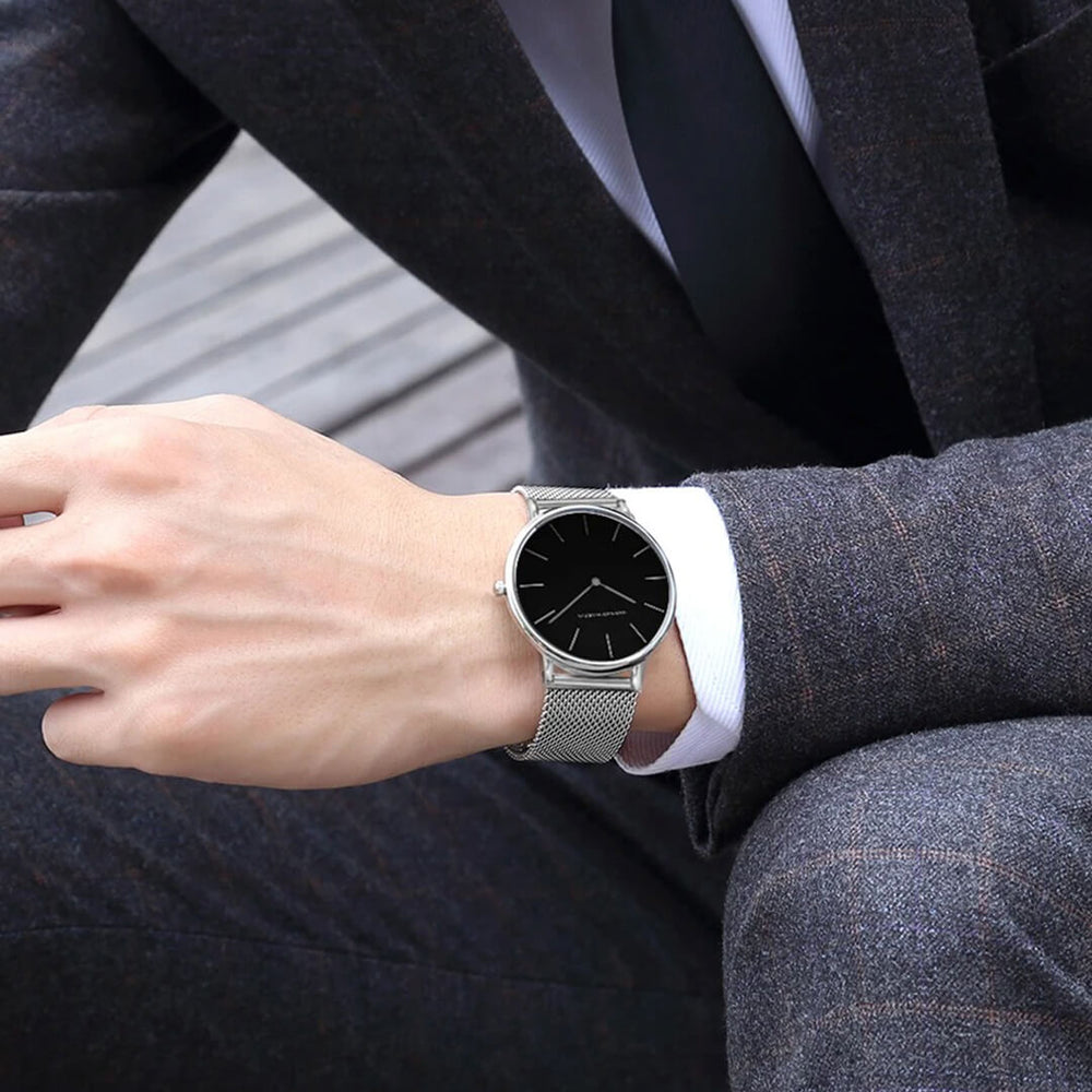 Reloj Hannah Martin HAN-8 Hombre Acero Plateado