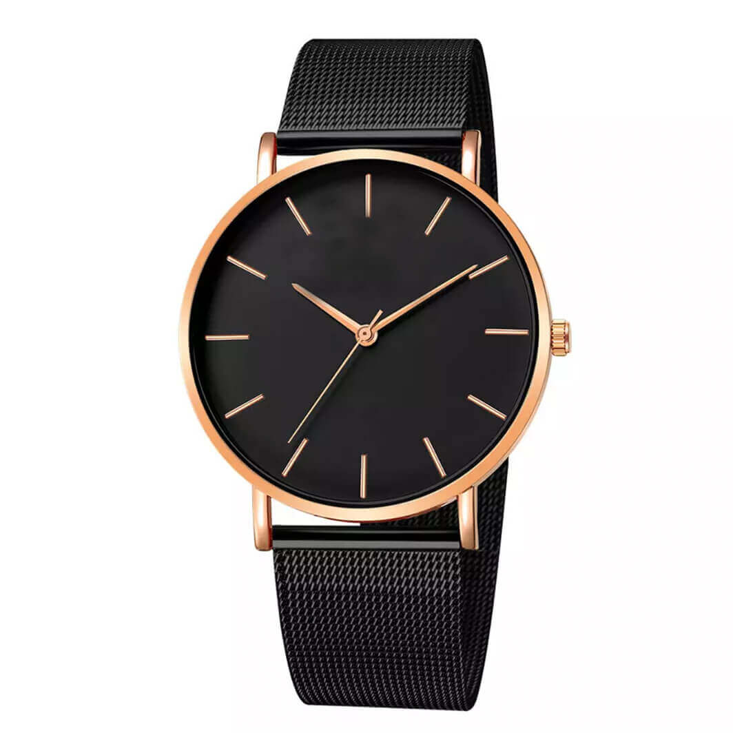 Reloj Hannah Martin Mujer Acero Negro | HAN-M-22