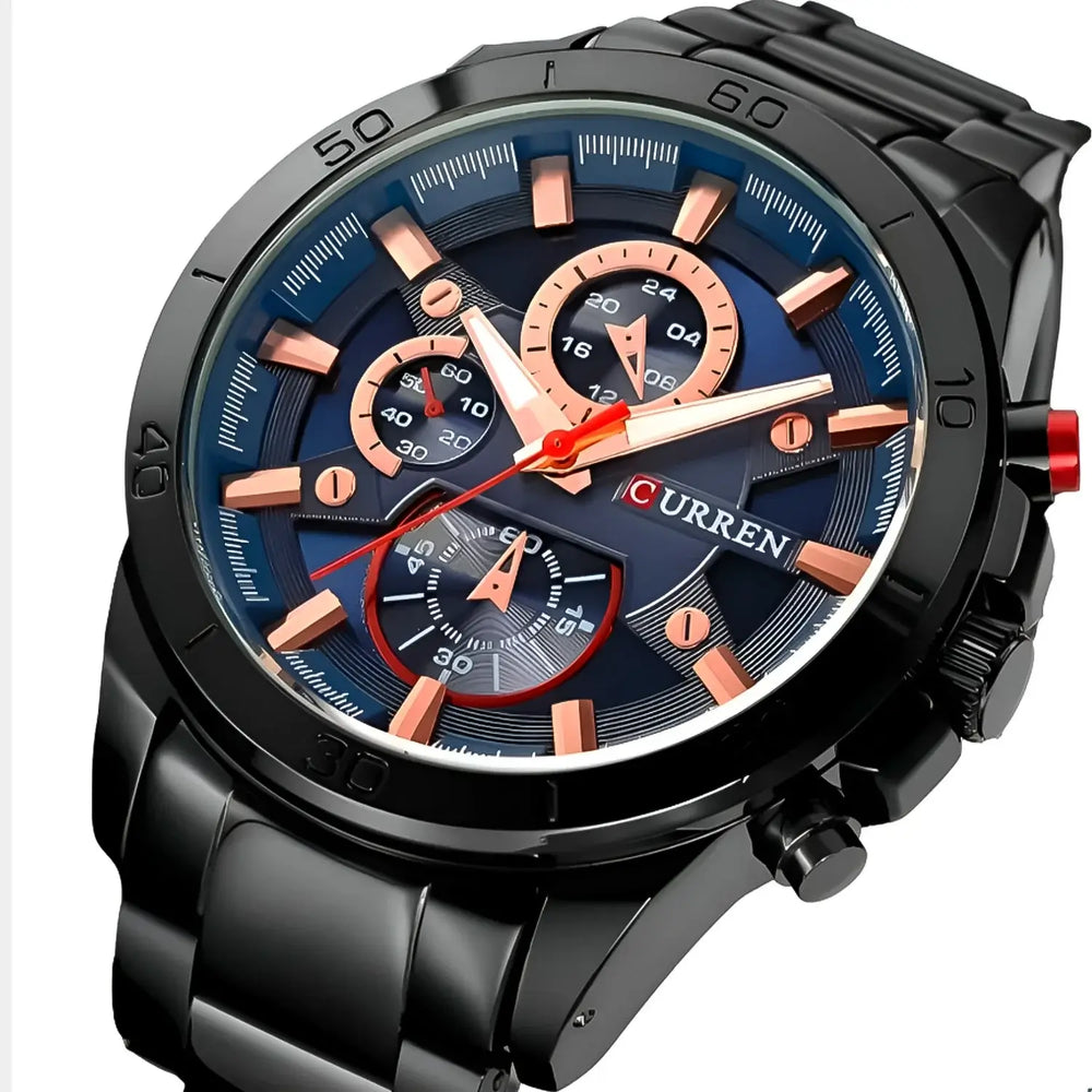 Reloj Curren CUR-36 Hombre Acero Negro