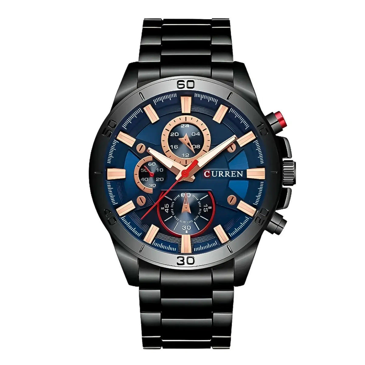 Reloj Curren Hombre Acero Negro | CUR-36