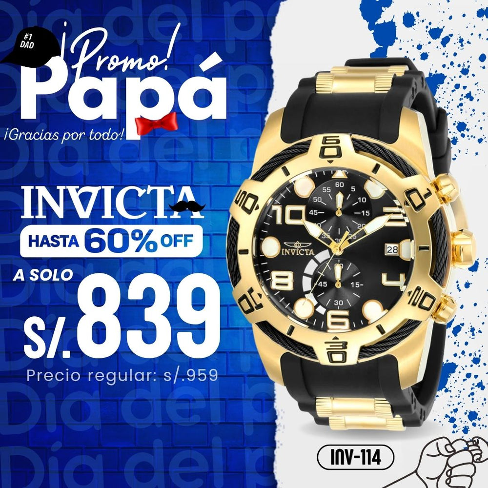 Reloj Invicta Bolt 24218 Hombre Deportivo Negro
