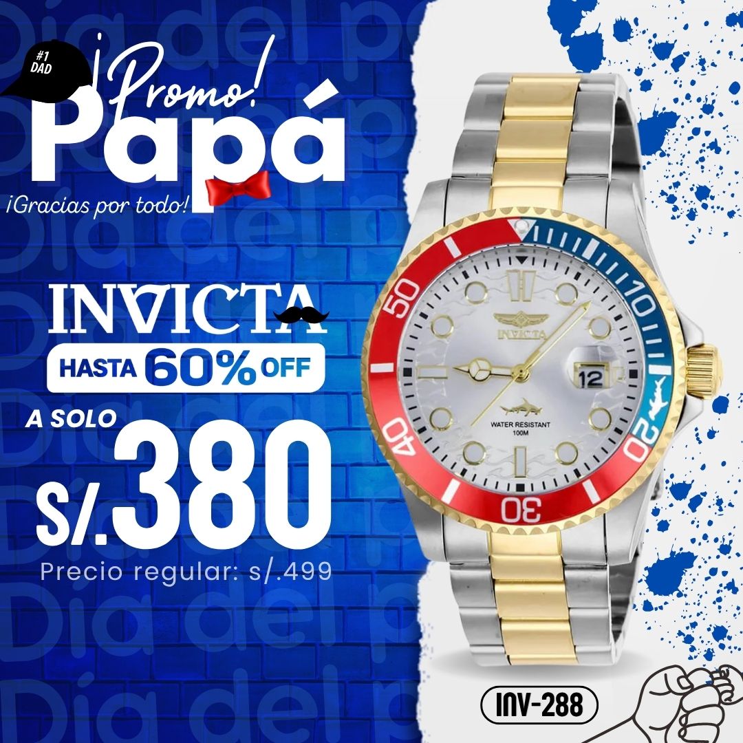 Reloj Invicta Pro Diver 44707 Hombre Acero Multicolor