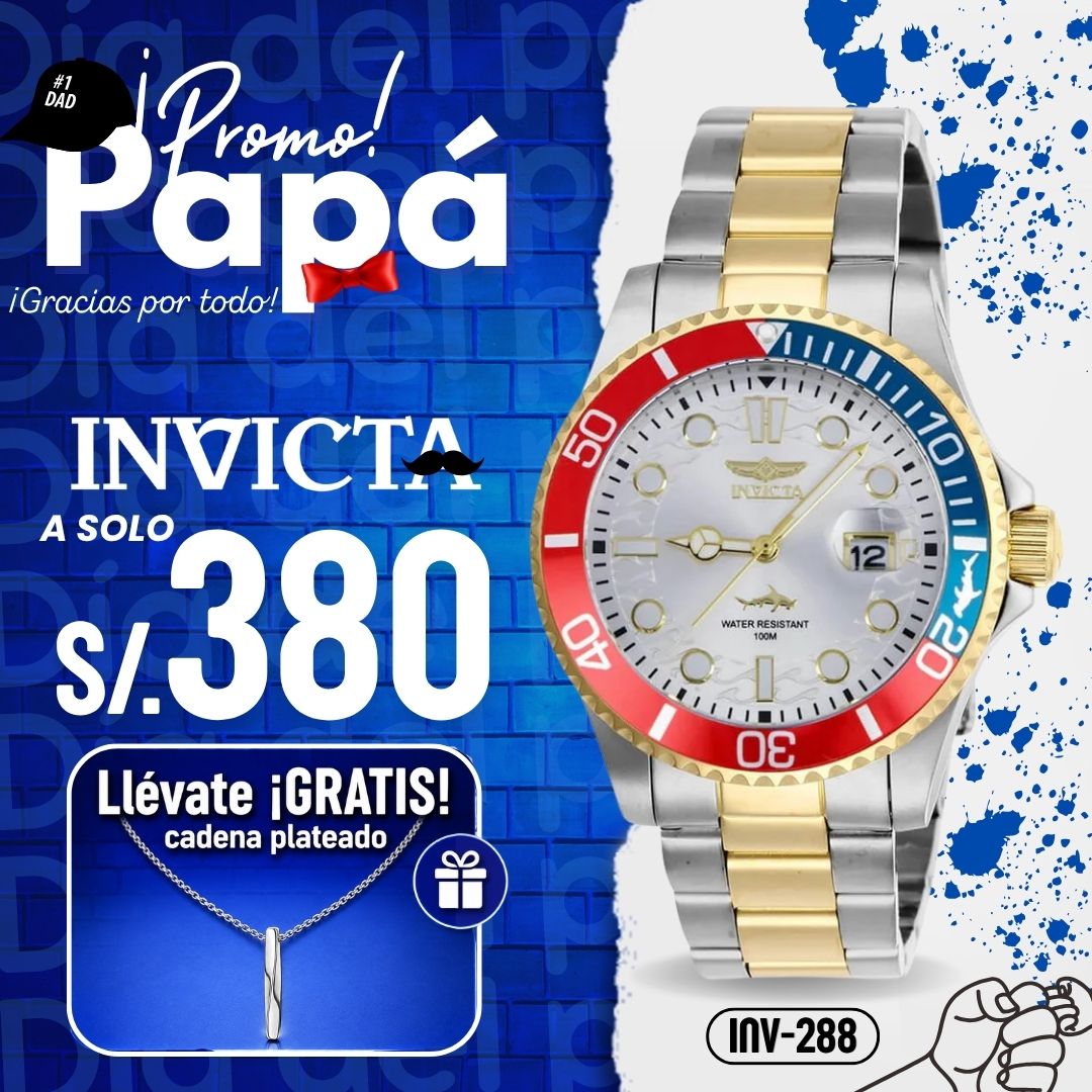 Reloj Invicta Pro Diver 44707 Hombre Acero Multicolor
