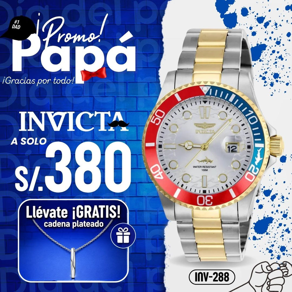 Reloj Invicta Pro Diver 44707 Hombre Acero Multicolor