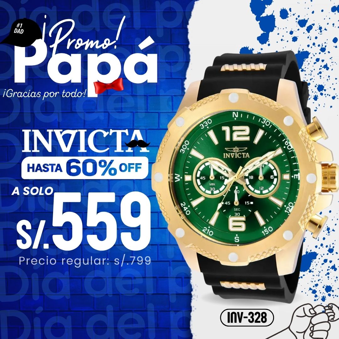 Reloj Invicta I-Force 19661 Hombre Deportivo Negro
