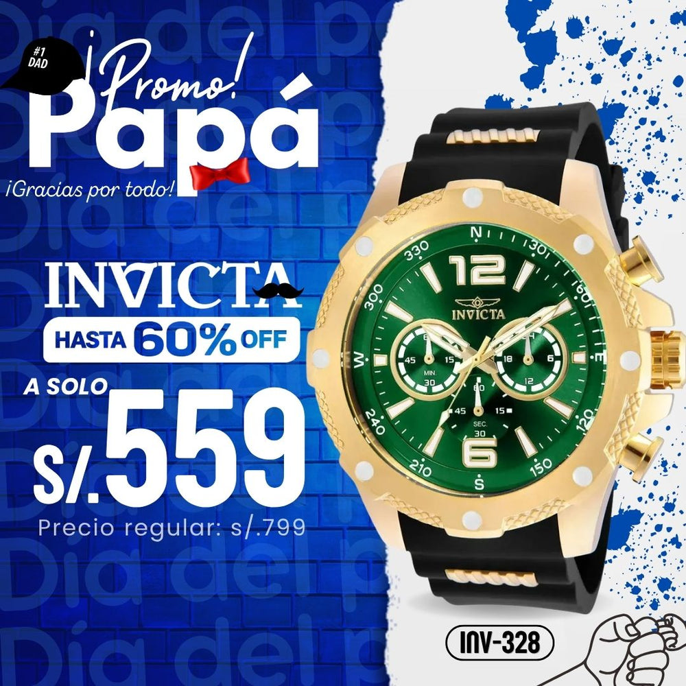 Reloj Invicta I-Force 19661 Hombre Deportivo Negro