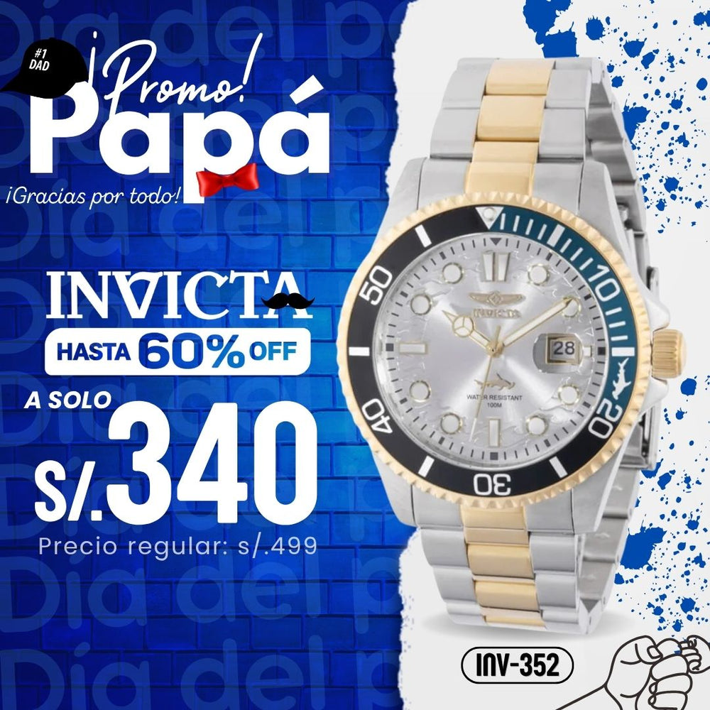 Reloj Invicta Pro Diver 44709 Hombre Acero Multicolor