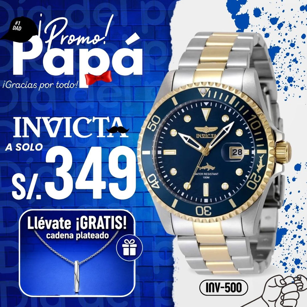 Reloj Invicta Pro Diver 48791 Hombre Acero Plateado