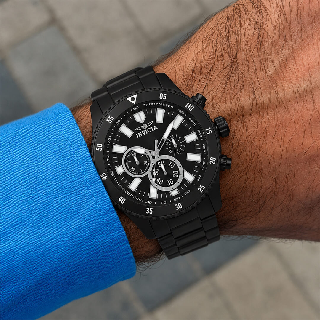 Reloj Invicta Sea Spider 14862 Hombre Deportivo Negro