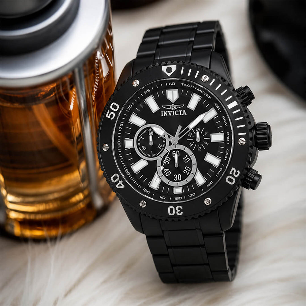 Reloj Invicta Sea Spider 14862 Hombre Deportivo Negro
