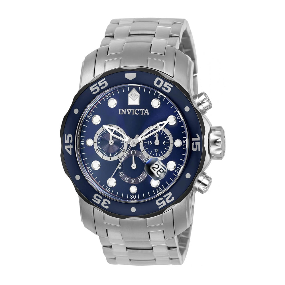 Reloj Invicta Scuba 0070 Hombre Acero Plateado