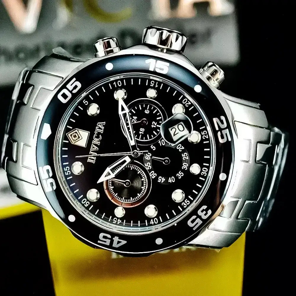 Reloj Invicta Scuba 0069 Hombre Acero Plateado